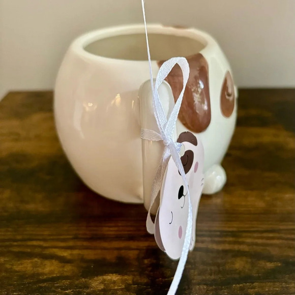MRKT| Handmade Whimsical Puppy Mug - Ceramic - Brand NEW! - Picture 3 of 7